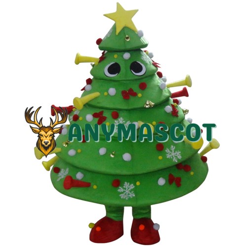 Deluxe Christmas Tree Mascot Costume