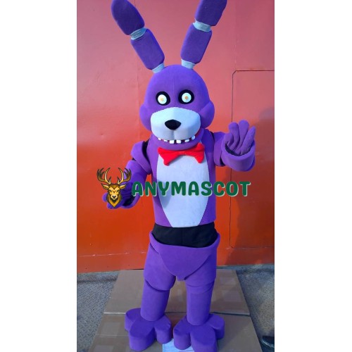 Five Nights at Freddy's FNAF Toy Creepy Purple Bunny Mascot Costume