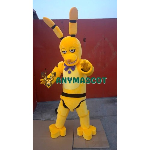 New Five Nights At Freddy's Golden Bonnie Mascot Costume