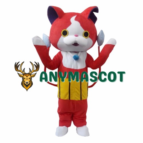 Youkai Watch Jibanyan Red Cat Mascot Costumes