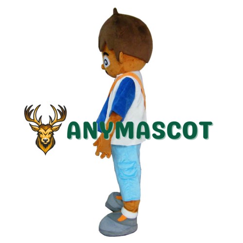 Adult Explorer Boy Diego Mascot Costume