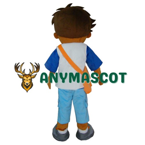 Adult Explorer Boy Diego Mascot Costume