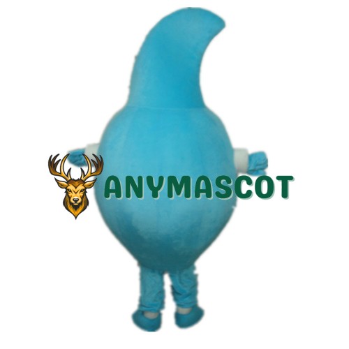 Blue Water Drop Mascot Costume