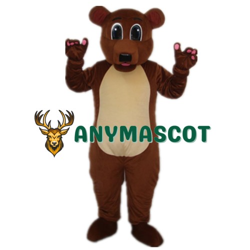 Grizzly  Brown Bear Adult Mascot Costume