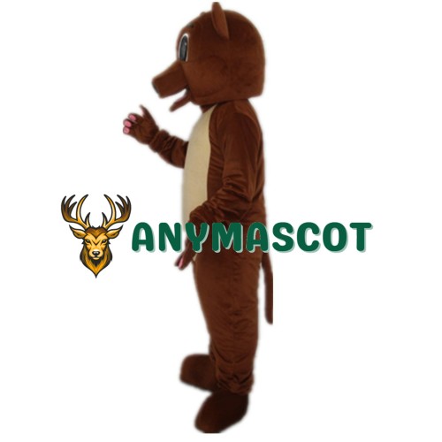 Grizzly  Brown Bear Adult Mascot Costume