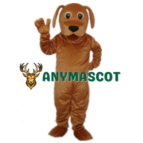  Golden Dog Adult Mascot Costume