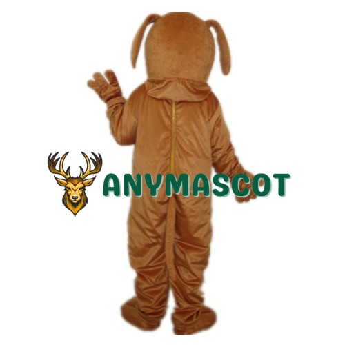  Golden Dog Adult Mascot Costume