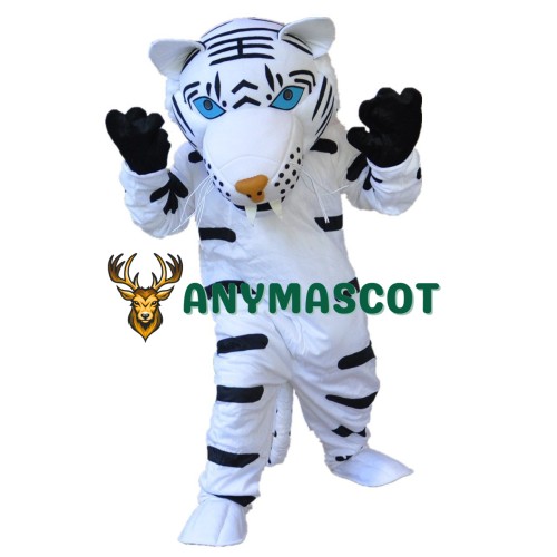 White Tiger Mascot Costume