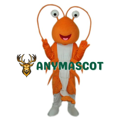 Shrimp/Prawn Adult Mascot Costum