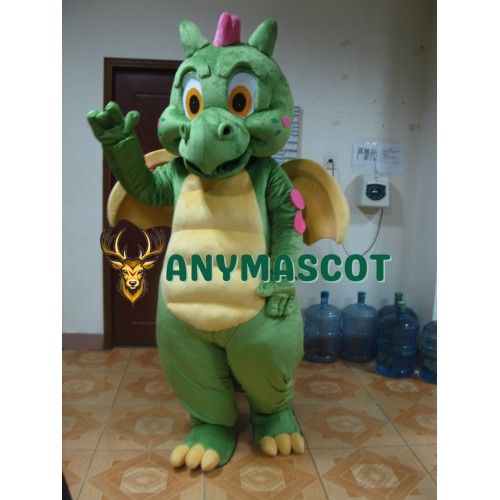 Green Dragon Mascot Costume
