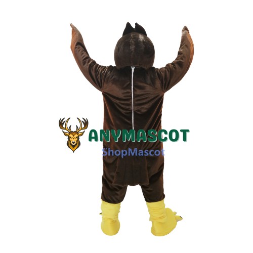 Brown Hawk Lightweight Mascot Costume