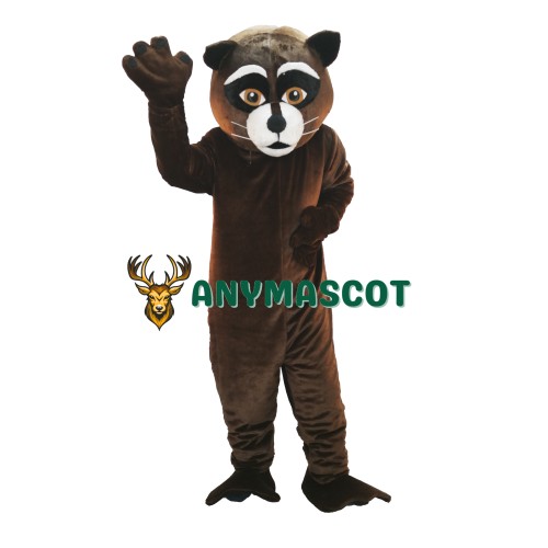 Brown Raccoon Lightweight Mascot Costume
