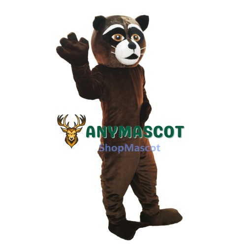 Brown Raccoon Lightweight Mascot Costume