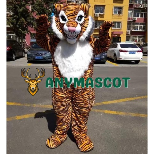 Superb Lightweight Realistic Tiger Mascot Costume