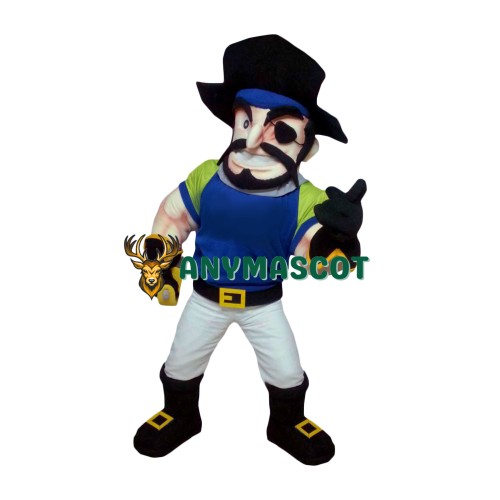 Power Realistic Pirate Mascot Costume