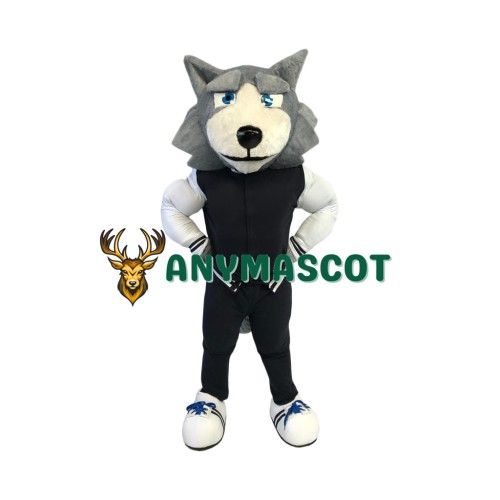 Realistic Sport Lightweight Wolf Mascot Costume