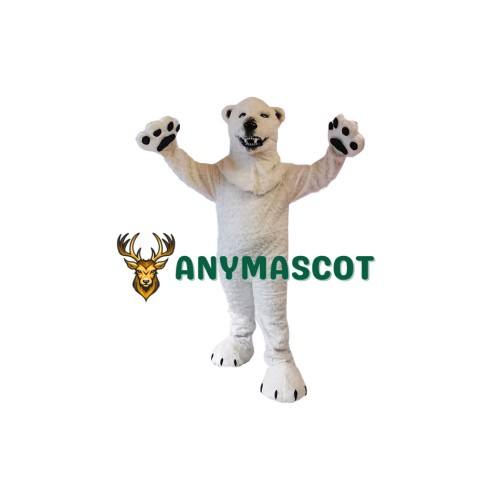 Fierce Lightweight Polar Bear Mascot Costume