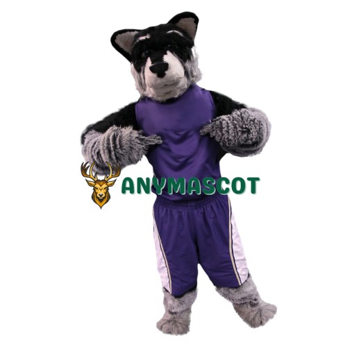 Sport Lightweight Realistic Wolf Mascot Costume