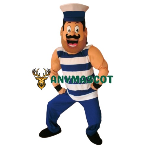 Friendly Lightweight Sailor Mascot Costume