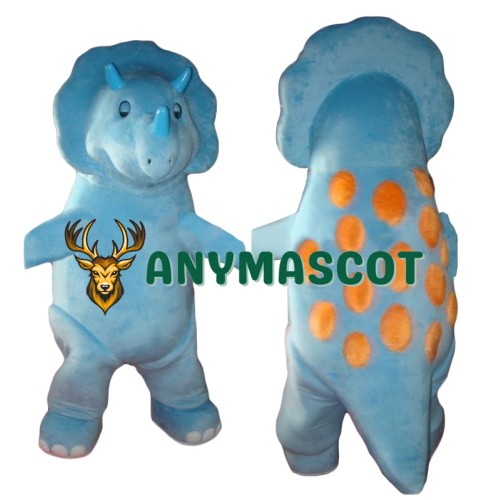 Superb Lightweight Triceratops Mascot Costume