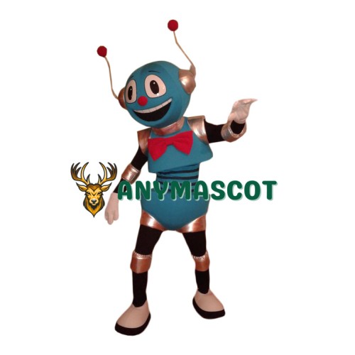 Happy Lightweight Robot Mascot Costume