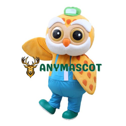 Realistic Old Owl Mascot Costume