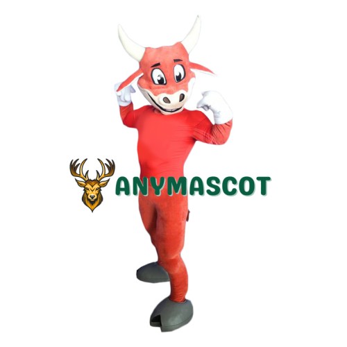 Realistic Sport Lightweight Bull Mascot Costume