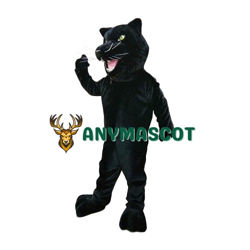 Realistic Lightweight Black Panther Mascot Costume