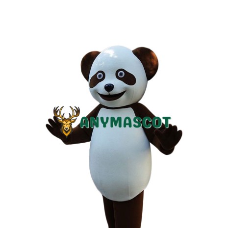 Brown Panda Mascot Costume