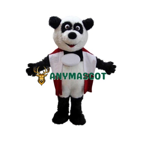 Friendly Realistic Panda Mascot Costume