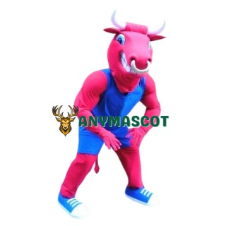 Superb Sport Lightweight Bull Mascot Costume