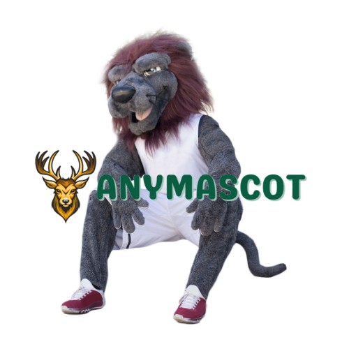 Red Hair Lion Mascot Costume