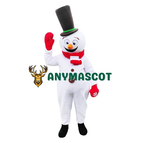 Cute Lightweight Snowman Mascot Costume
