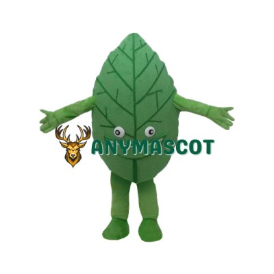 Happy Lightweight Tree Leaf Mascot Costume