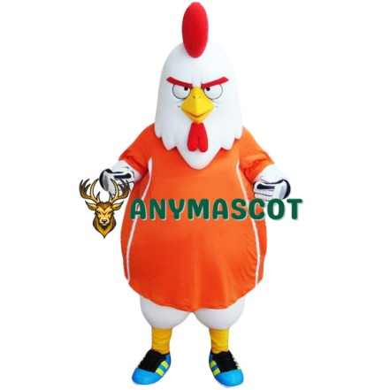 Fierce Lightweight Rooster Mascot Costume
