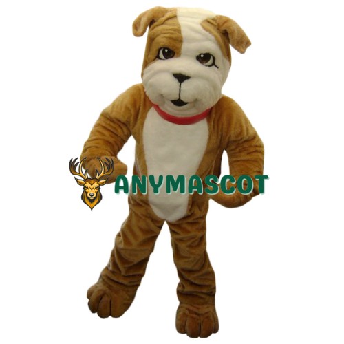 Lovely Realistic Bulldog Mascot Costume