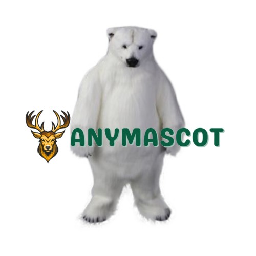 Superb Realistic Polar Bear Mascot Costume