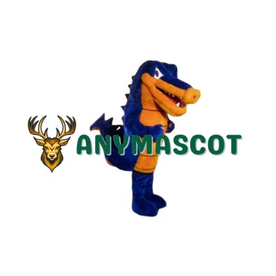 Sport Blue Crocodile Mascot Costume