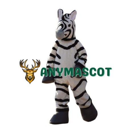 Supber Realistic Zebra Mascot Costume