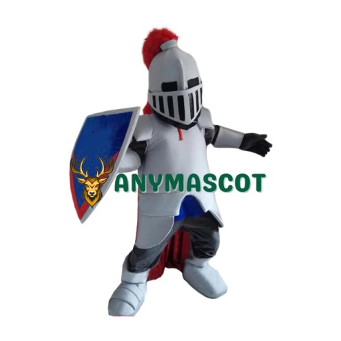 Superb Armored Knight Mascot Costume