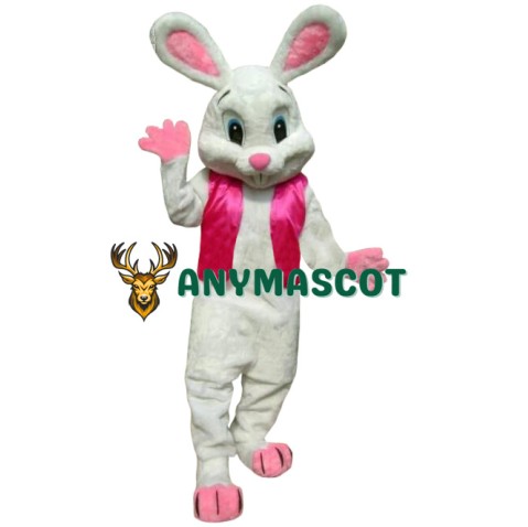 Affordable Realistic Red Rabbit Mascot Costume