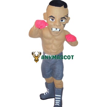 Power Boxer Mascot Costume