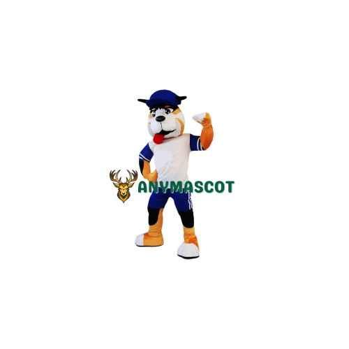 Sport Realistic Bulldog Mascot Costume
