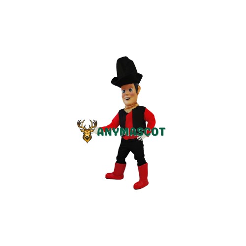 Superb Lightweight Cowboy Mascot Costume