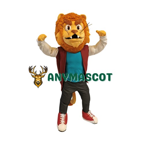 Power Sport Lightweight Lion Mascot Costume