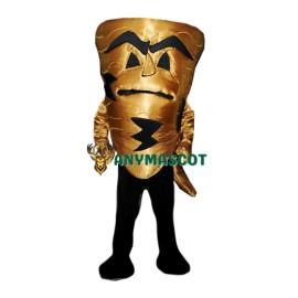 Golden Tornado Mascot Costume