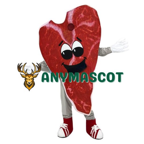 Superb Lightweight Steak Mascot Costume