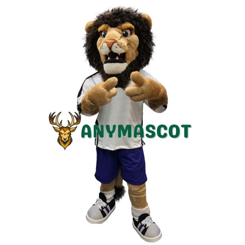Deluxe Sport Lion Mascot Costume