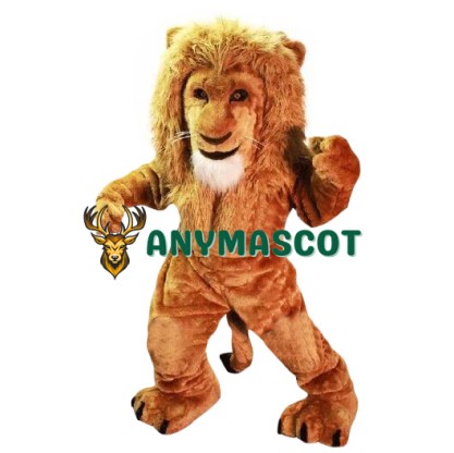 Deluxe Muscular Lightweight Lion Mascot Costume