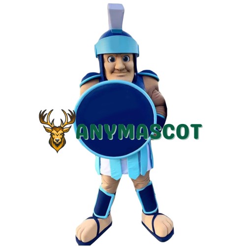 Blue Sport Lightweight Spartan Mascot Costume